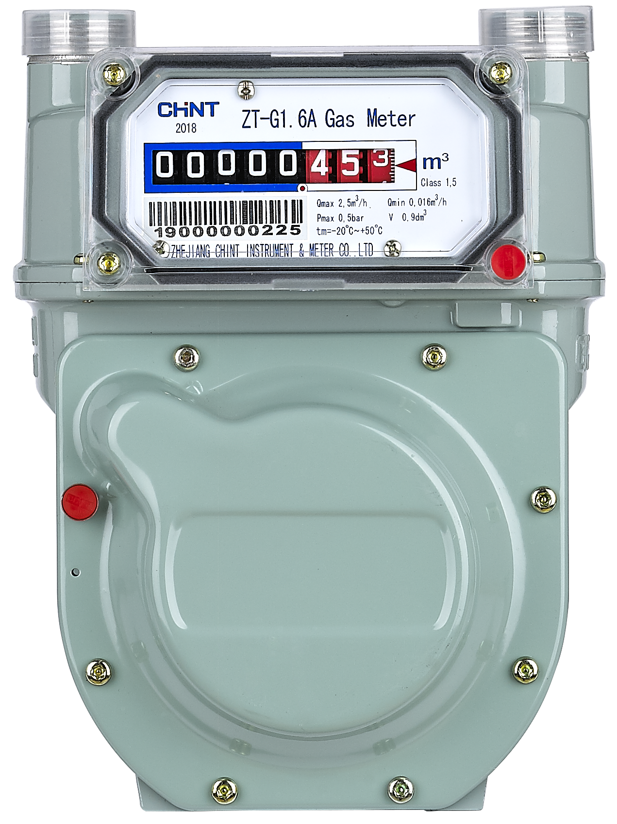 Diaphragm Gas Meter (Aluminum) - G1.6/G2.5/G4